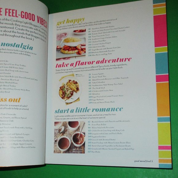 Cookbook Cooking Light Good Mood Food Recipes Softcover - Picture 4 of 9